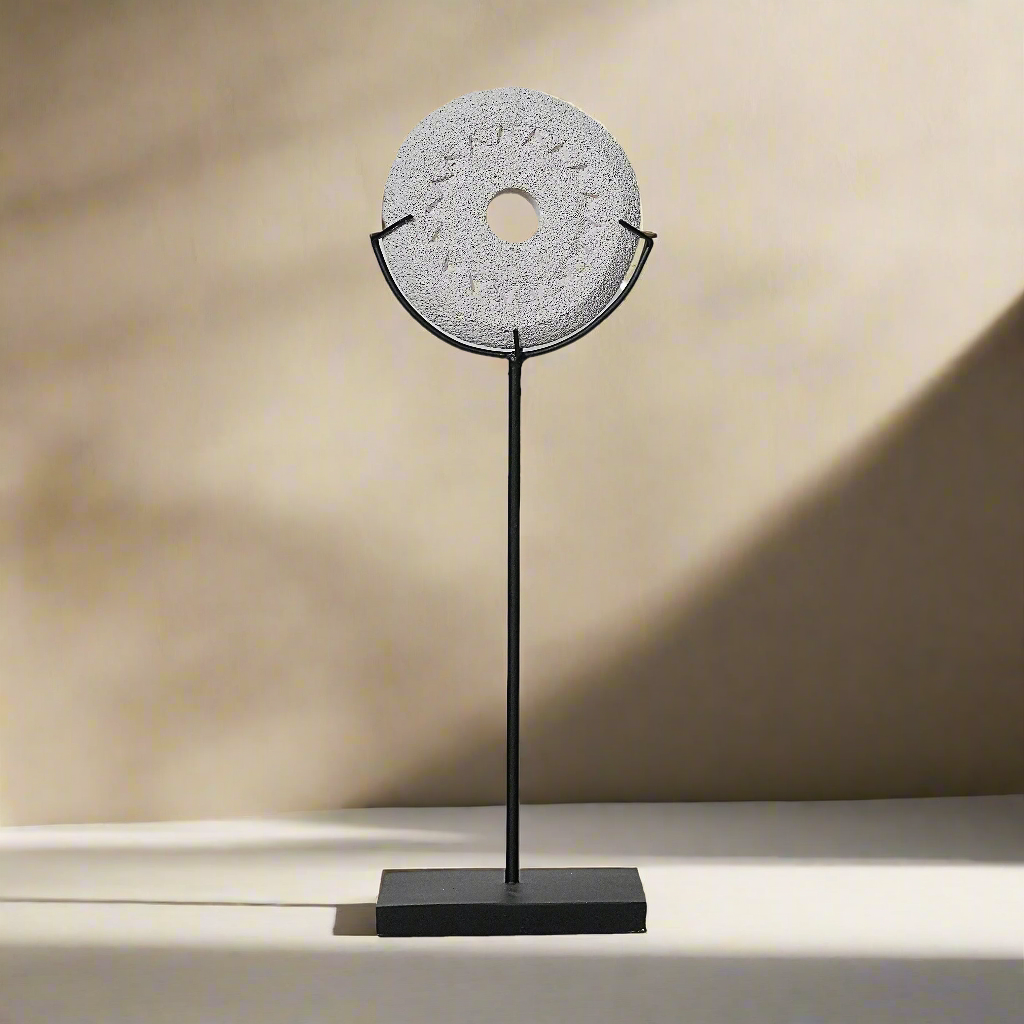 Stone Disc Sculpture