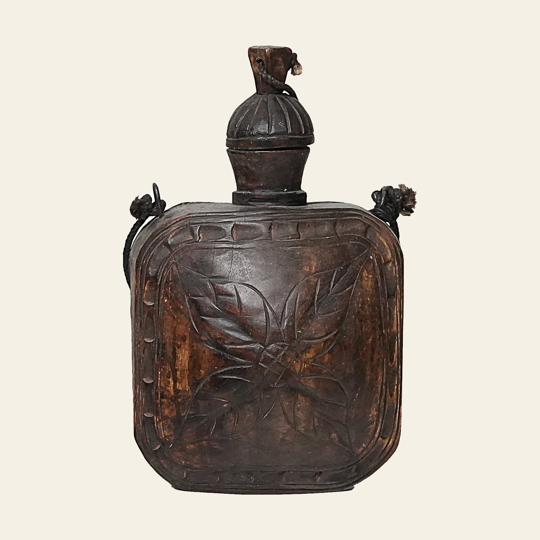 Vintage Wooden Decorative Can